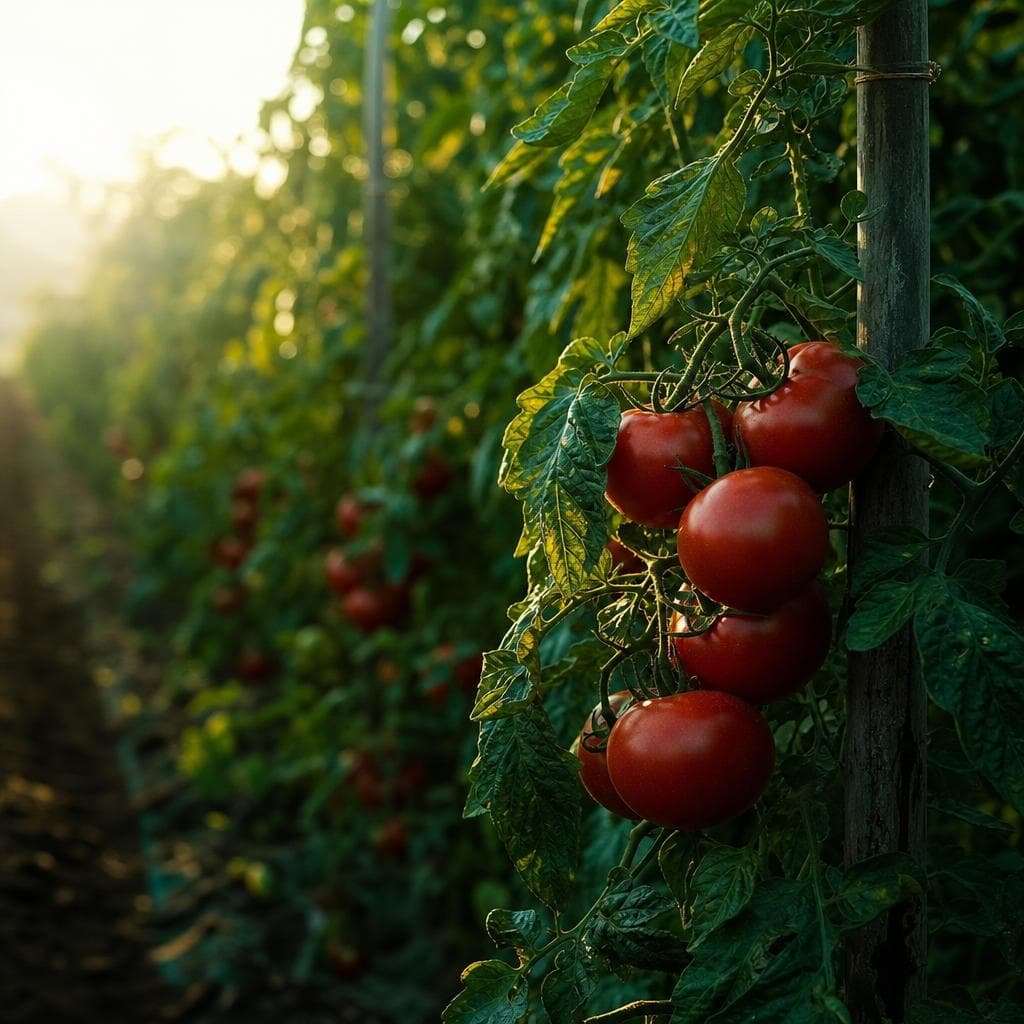 Tomate estaqueado
