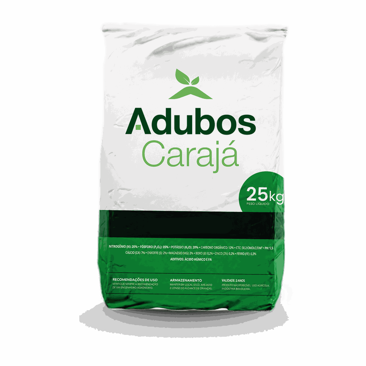 Embalagem padrão Adubos Carajá — Phosfoorin 10